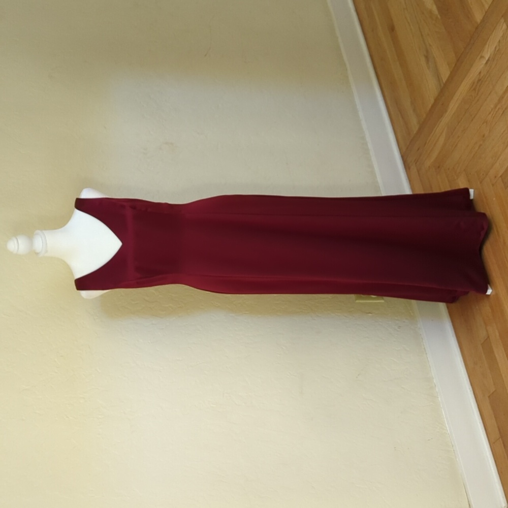 LOFT Burgundy Maxi Dress
